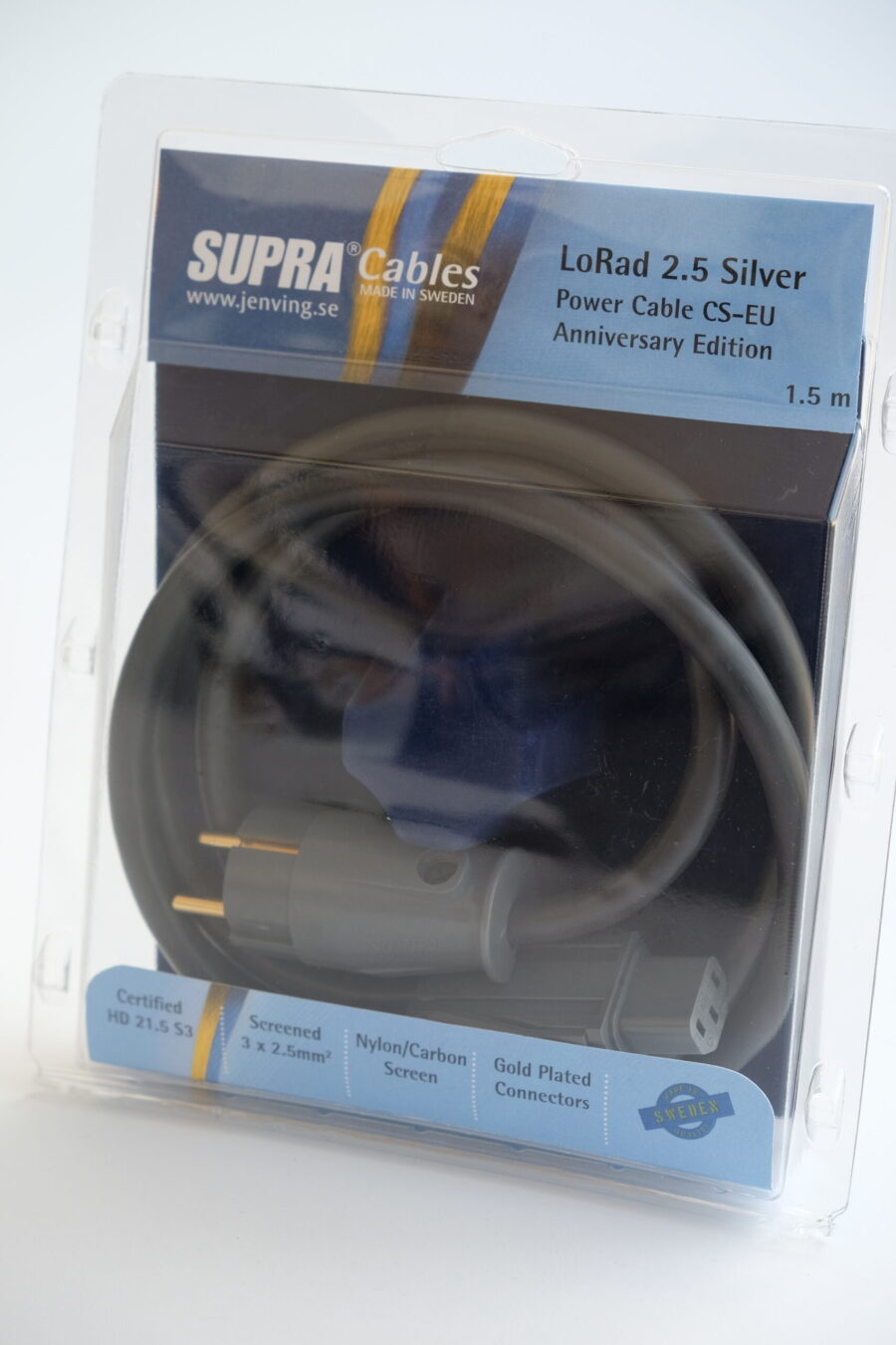 Supra LoRad Silver CS-EU 1.5m